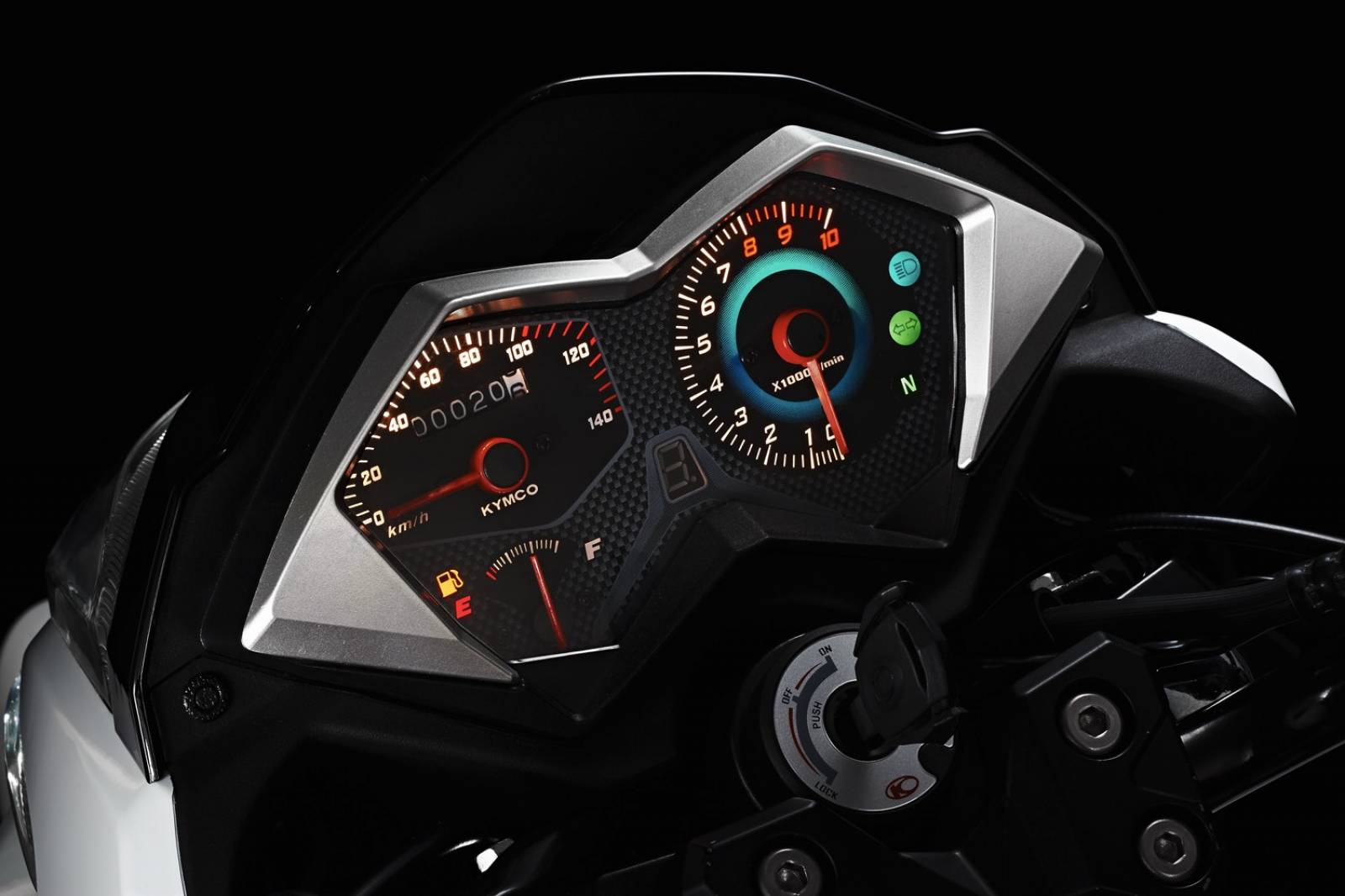 Moto KYMCO VISAR 125 : compteur