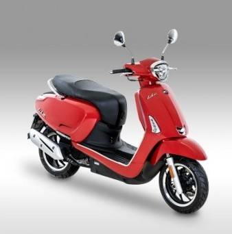 Scooter KYMCO NEW LIKE 50 : (red)
